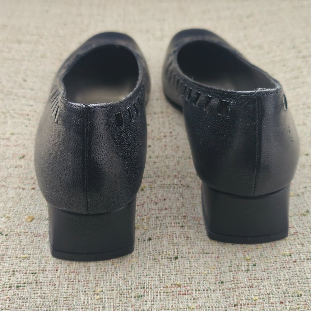 Jensen's Classic Women Shoes Black Leather Upper Pump Shoes Size 7 - Picture 6 of 13